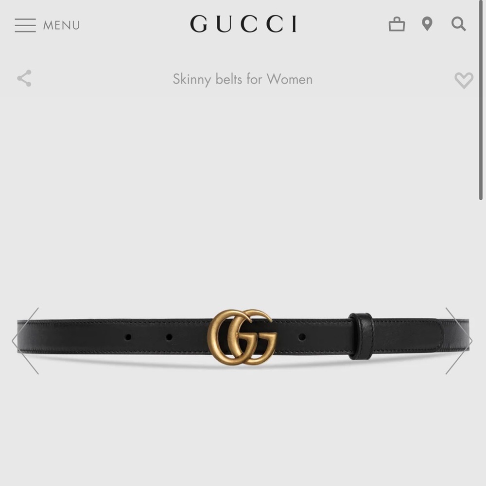 Gucci Black Women’s Belt size 80